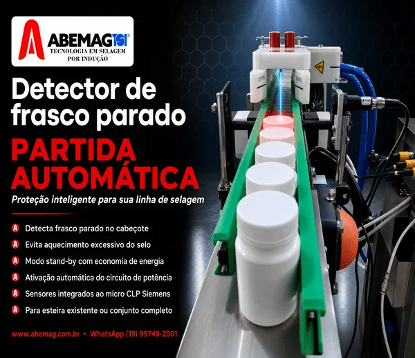 detector frasco parado partida automatica indução ABEMAG TSI