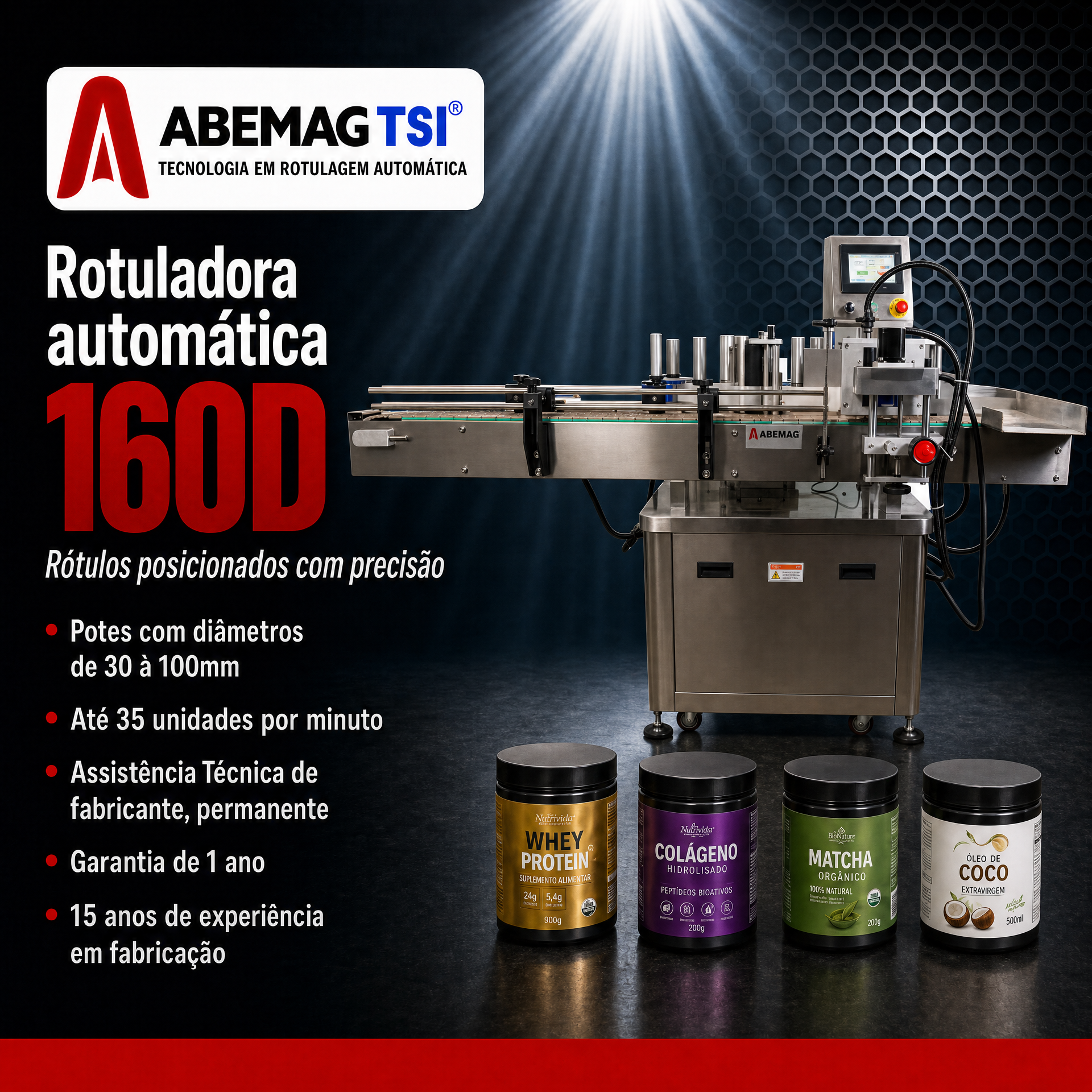 ROTULADORA ABEMAG TSI 160D capa