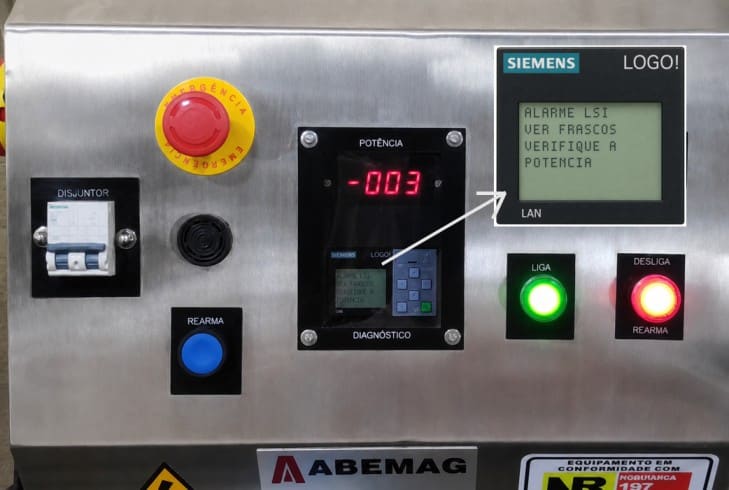 PAINEL SELADORA INDUÇÃO AUTOMÁTICA ABEMAG TSI