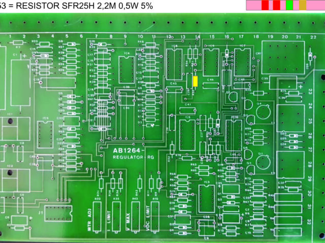 Placa eletrônica AB1264 fabricada pela ABEMAG TSI