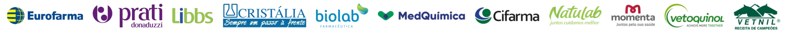 Indústrias farmacêuticas clientes da ABEMAG TSI: Eurofarma, Prati-Donaduzzi, Libbs, Cristália, Biolab, MedQuímica, Cifarma, Natulab, Momenta, Vetoquinol e Vetnil